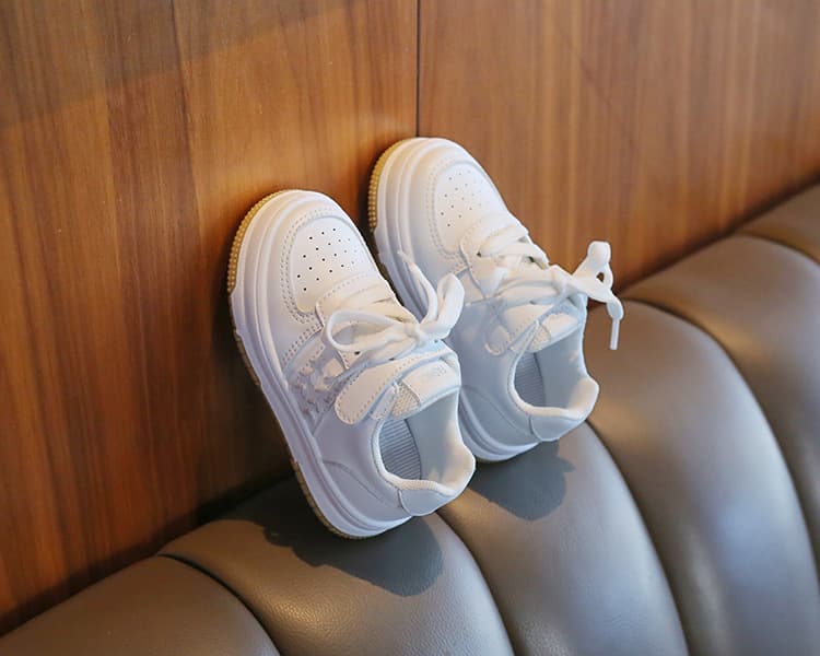 Children's White Shoes Sneakers Lightweight Non-slip Casual Soft Bottom Baby Sneakers