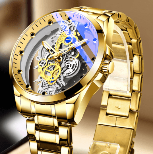 Skeleton Quartz Automatic Watch