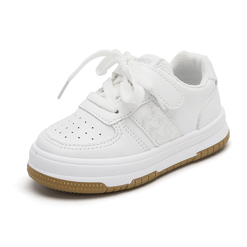 Children's White Shoes Sneakers Lightweight Non-slip Casual Soft Bottom Baby Sneakers